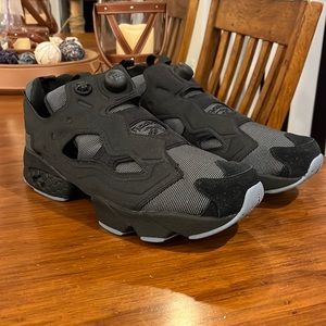 Reebok Instapump Pump Fury MTB black Shoes Sneakers new BD1502 Mens Size 12